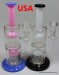 10.25'' 10-Arms Double Perc High End Water Pipe With 14mm Bowl