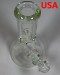 10'' Clear Beaker Base 9mm Thick Water Pipe USA Made (Down Stem And Bowl) 