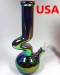 13'' 9mm Thick One Kink Zong Bubble Base Metallic Water Pipe (Down stem Bowl)