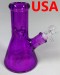 8.25'' 9mm Thick Metallic Beaker Base G n G Water Pipe (Down stem Bowl)