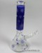 10'' 5mm Beaker Base  With Leaf Design Water Pipe(Downstem and Bowl)