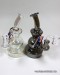 6.5'' High End Metallic Water Pipe With Quartz Banger