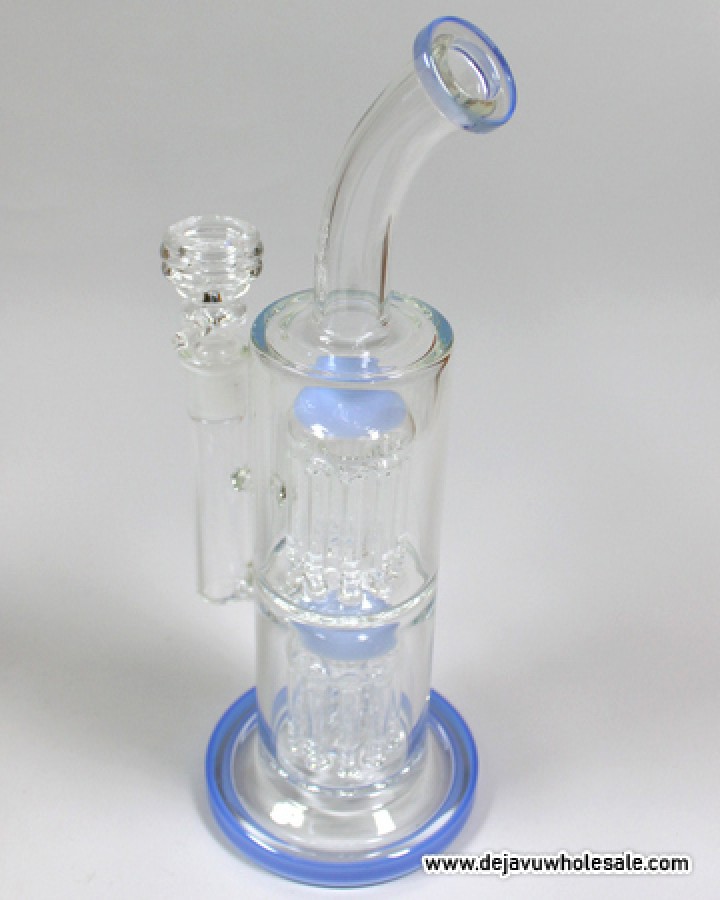 11'' 10 Arms Double Perc High End Water Pipe with Bowl